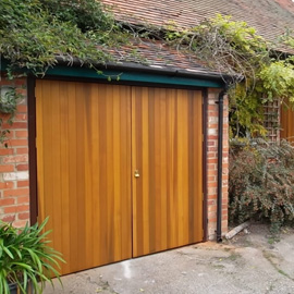 timber garage doors