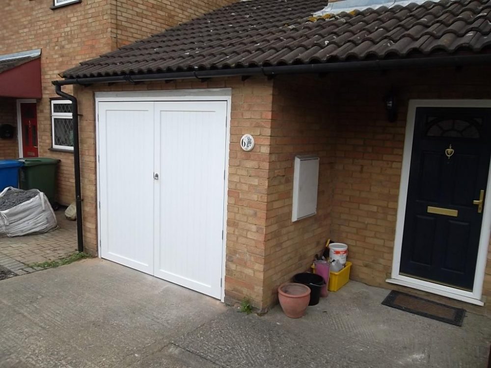 Timber Side Hinged Door, Fully Finished in White, Fitted in Camberley 1