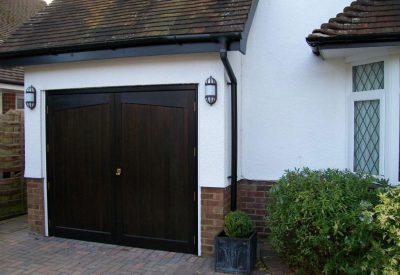 side-hinged garage door