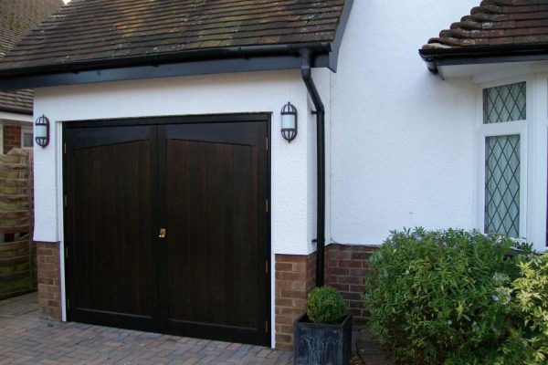 TIMBER SIDE HINGED DOOR, THAMES DITTON, SURREY