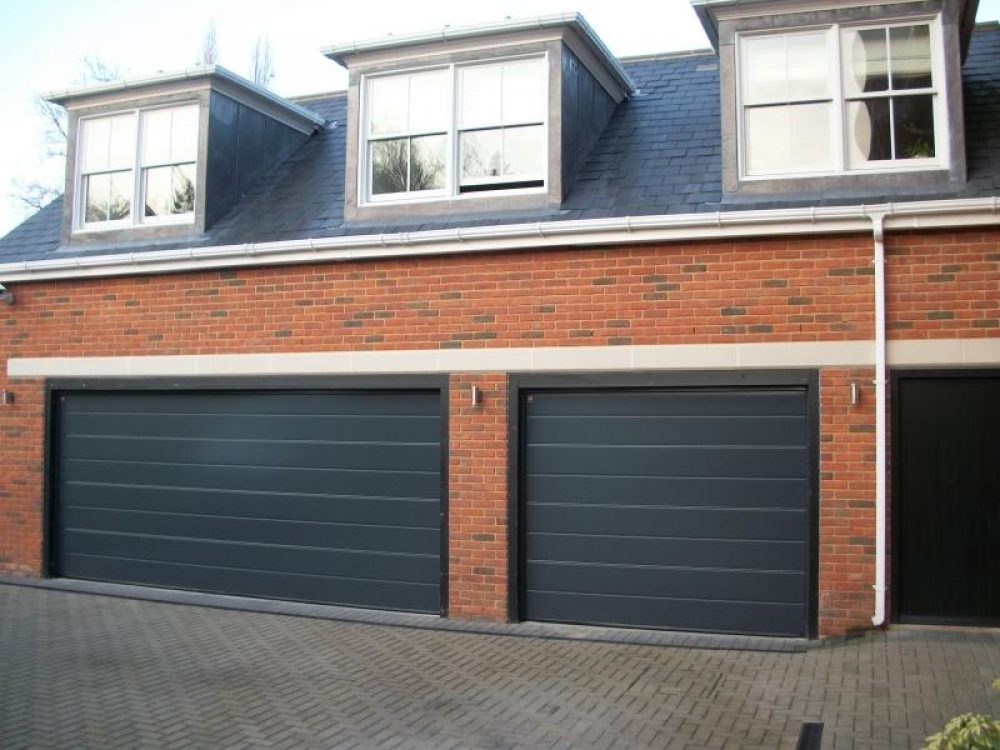 2 HORMANN SECTIONAL DOORS FITTED IN OXSHOTT, SURREY 1