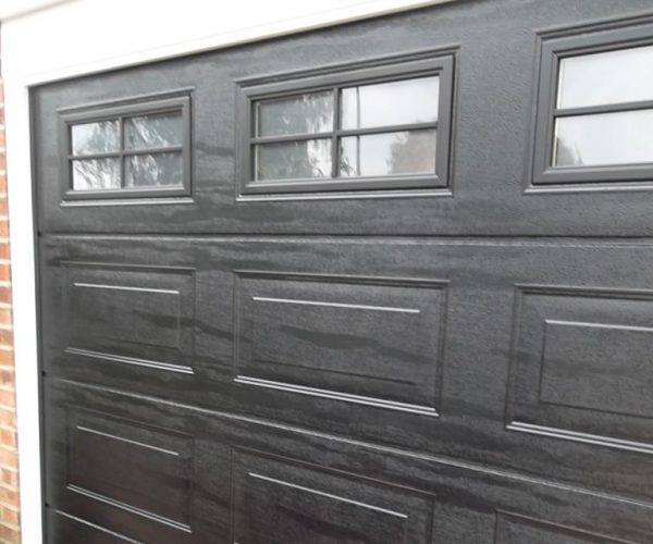 CARTECK SECTIONAL GARAGE DOOR WITH WINDOWS FITTED IN HASLEMERE 3