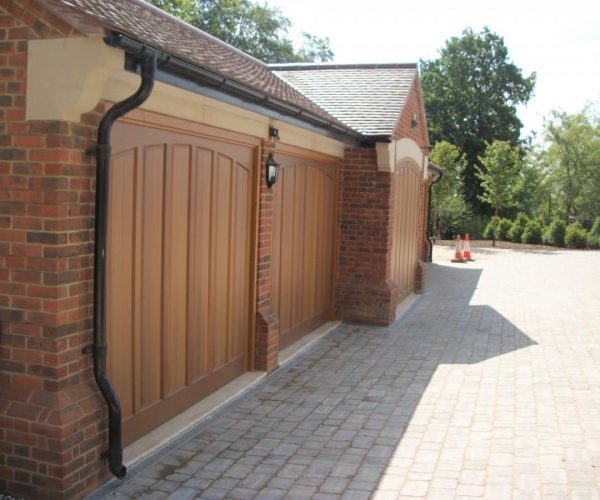5 CEDAR TIMBER DOORS, FITTED IN WOKINGHAM 4