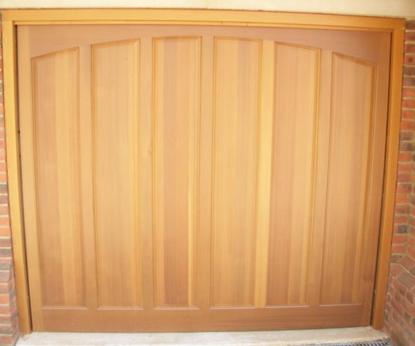 5 CEDAR TIMBER DOORS, FITTED IN WOKINGHAM 5