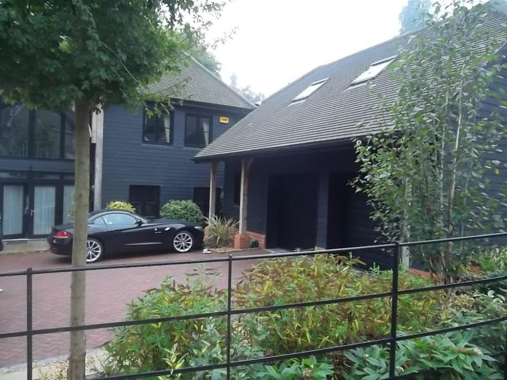 2 CARTECK INSULATED SECTIONAL GARAGE DOORS FITTED IN FARNHAM, SURREY 1
