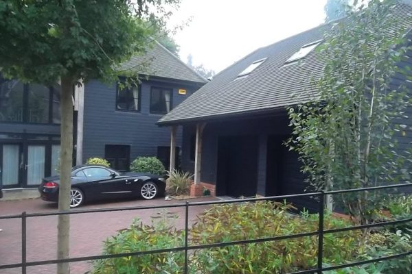 2 CARTECK INSULATED SECTIONAL GARAGE DOORS FITTED IN FARNHAM, SURREY