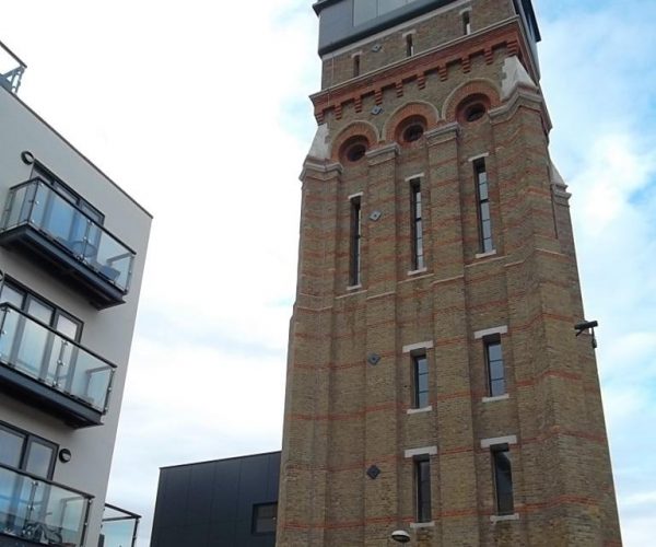 CARTECK SECTIONAL GARAGE DOOR FITTED TO THE WATER TOWER, KENSINGTON 9