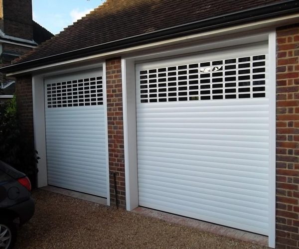 Seceuroglide Roller Doors with windows, fitted in Guildford, Surrey 7
