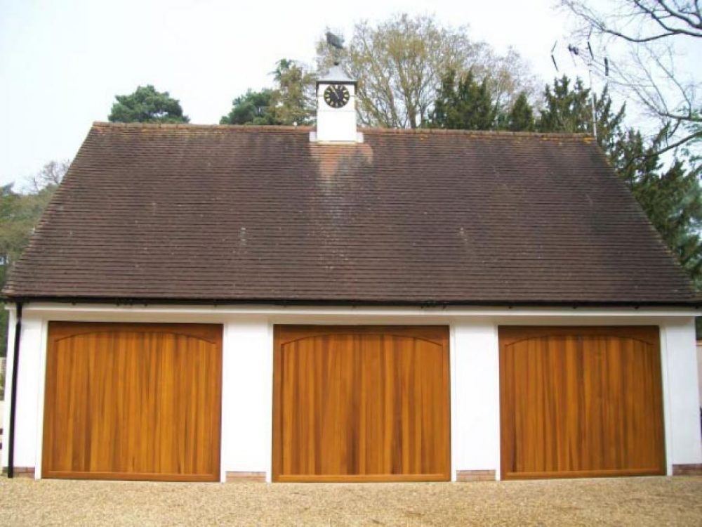 CARDALE TIMBER GARAGE DOORS FITTED IN HOOKHEATH, SURREY 1