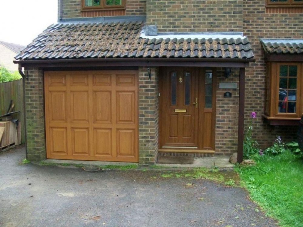 GRP GARAGE DOOR FITTED IN HASLEMERE, HAMPSHIRE 1