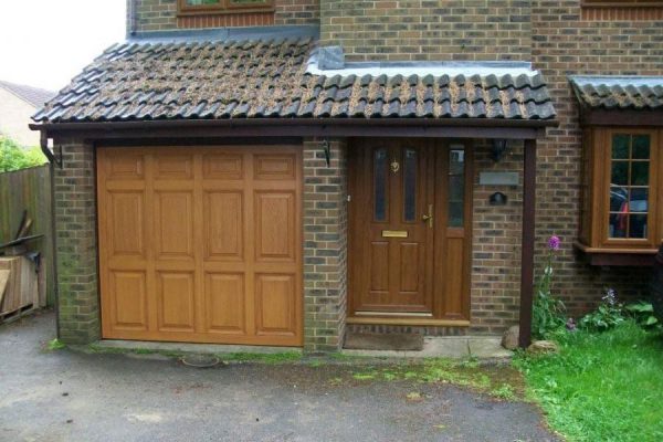 GRP GARAGE DOOR FITTED IN HASLEMERE, HAMPSHIRE
