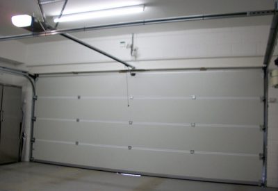 Single to double garage door conversion