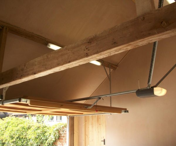 3 TIMBER CEDAR GARAGE DOORS FITTED HINDHEAD, HAMPSHIRE 6