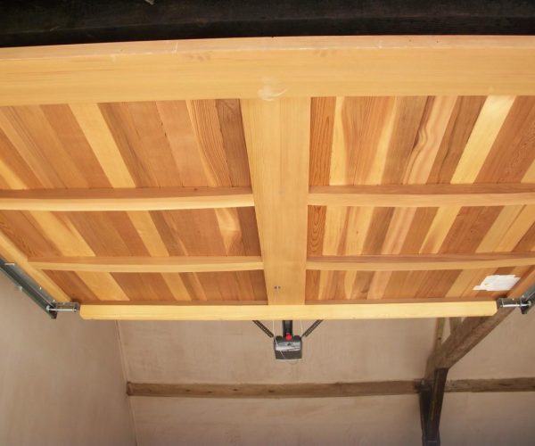 3 TIMBER CEDAR GARAGE DOORS FITTED HINDHEAD, HAMPSHIRE 7