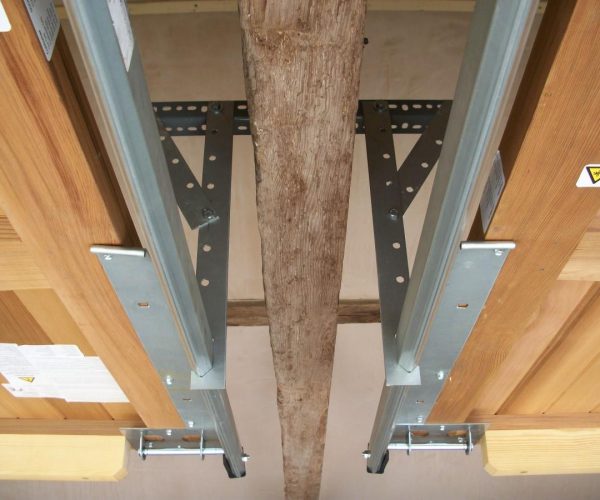 3 TIMBER CEDAR GARAGE DOORS FITTED HINDHEAD, HAMPSHIRE 8