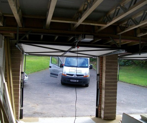 HORMANN TIMBER UP AND OVER DOORS FITTED IN FARNHAM, SURREY 8