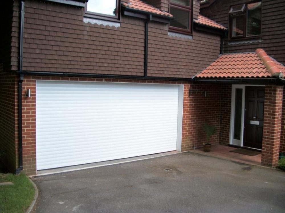 Double Electric Seceuroglide Roller Door fitted in Claygate, Surrey 1