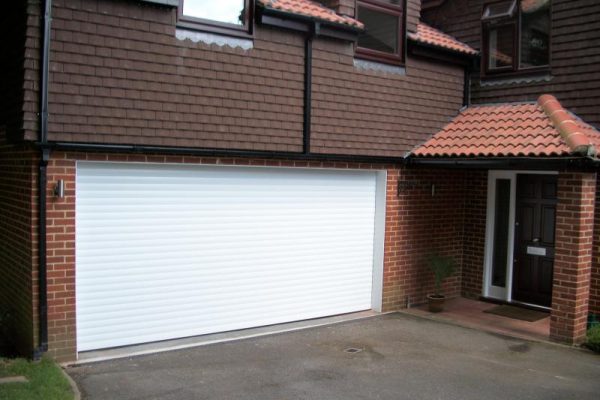 Double Electric Seceuroglide Roller Door fitted in Claygate, Surrey