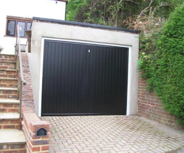 Steel Vertical Garage Door, Guildford, Surrey 4