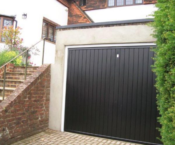 Steel Vertical Garage Door, Guildford, Surrey 3