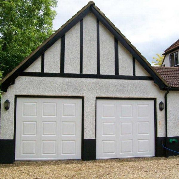 Steel garage doors