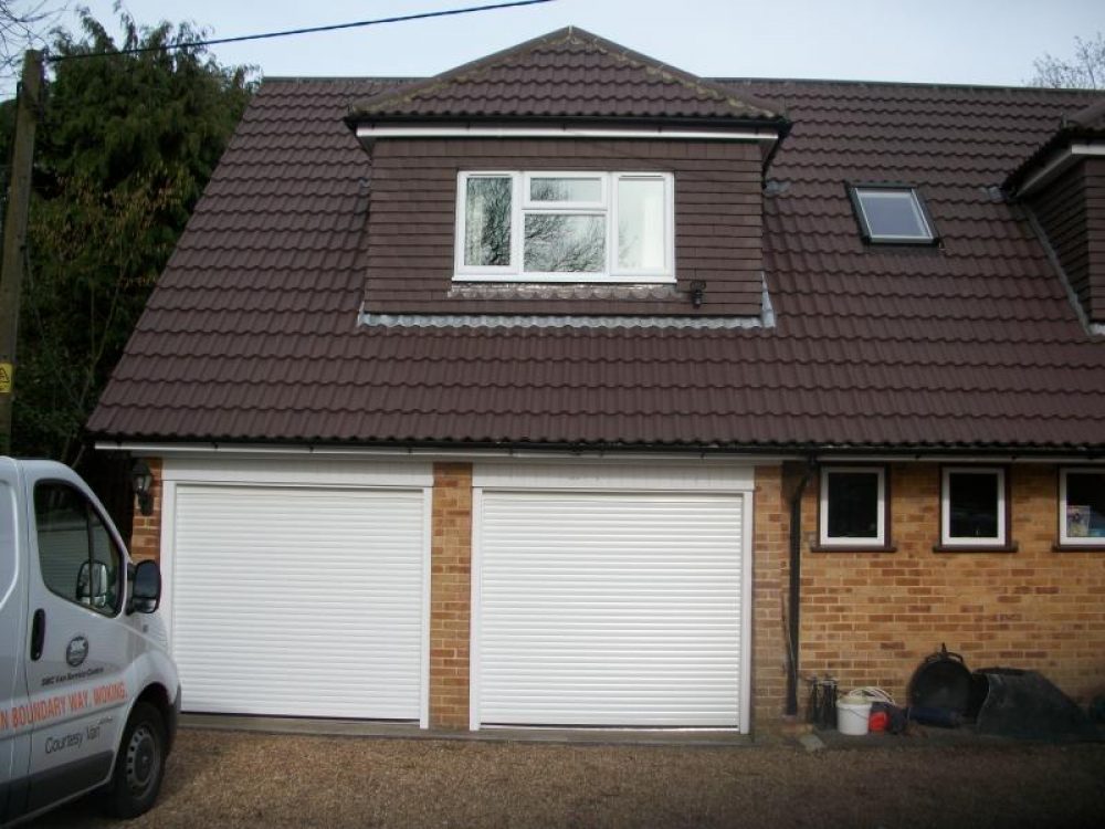 Seceuroglide Compact Roller Garage Doors fitted in Woking, Surrey 1