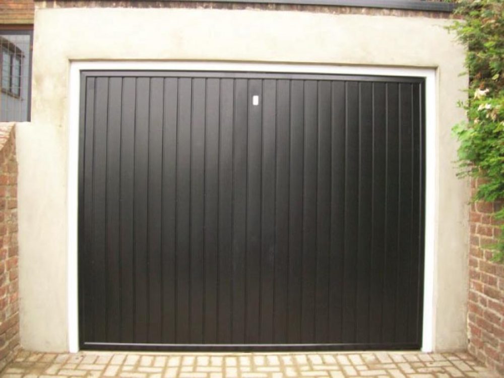 Steel Vertical Garage Door, Guildford, Surrey 1