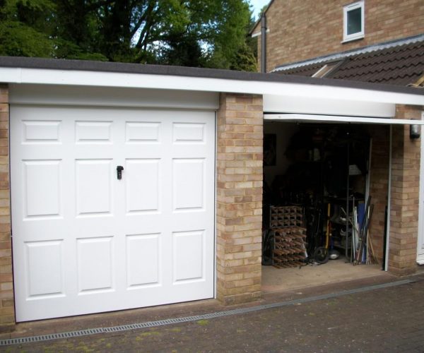 2 CARDALE STEEL GARAGE DOORS FITTED CHOBHAM, SURREY 6