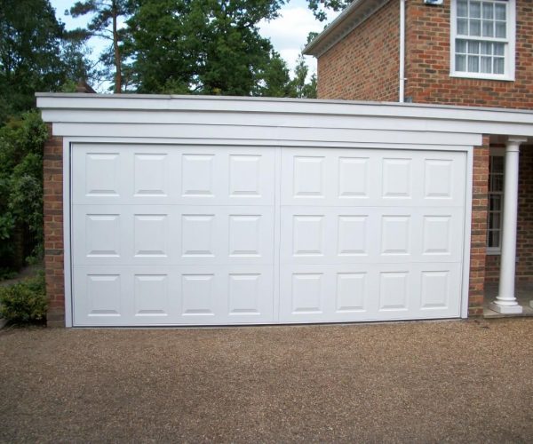 CARDALE STEEL GEORGIAN UP AND OVER GARAGE DOOR FITTED IN CAMBERLEY 3