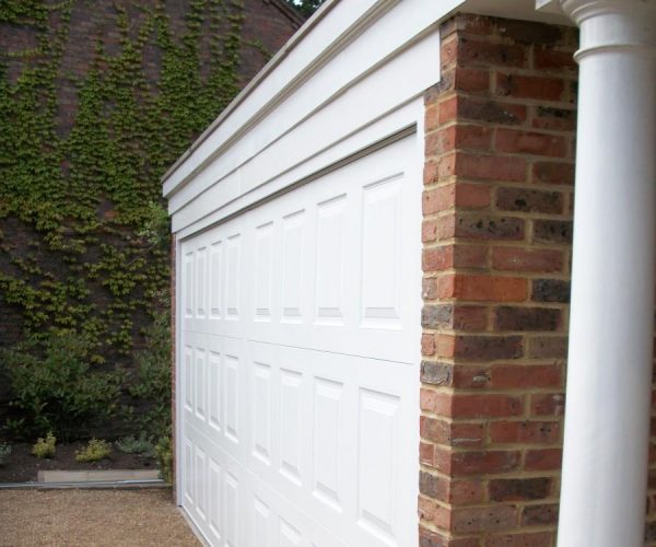 CARDALE STEEL GEORGIAN UP AND OVER GARAGE DOOR FITTED IN CAMBERLEY 4