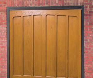 Golden Oak Finished Steel Up & Over