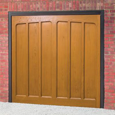 Golden Oak Finished Steel Up & Over