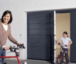 Sectional Door with Wicket Door