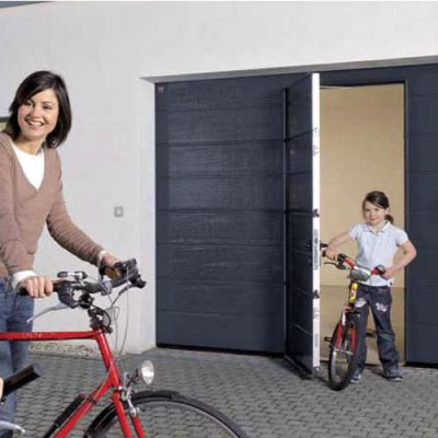 Sectional Door with Wicket Door