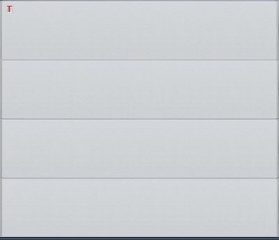 Large Ribbed Sectional Door