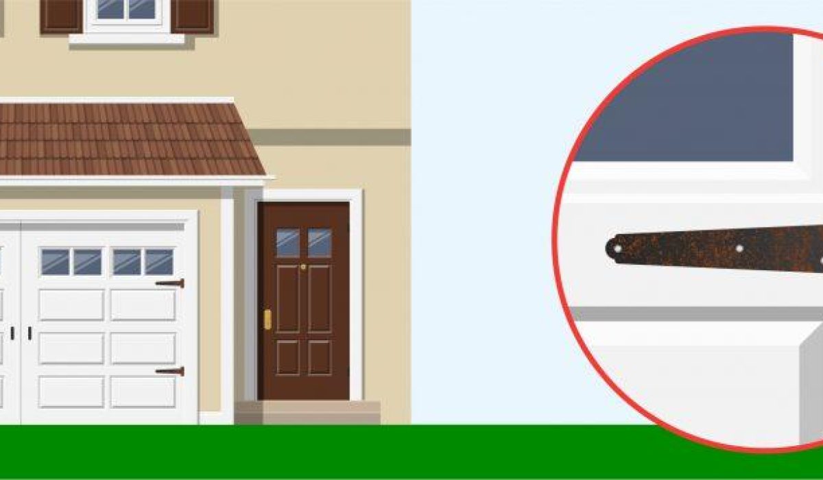 Old garage door hinges