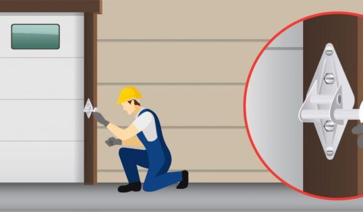 Worn out garage door rollers