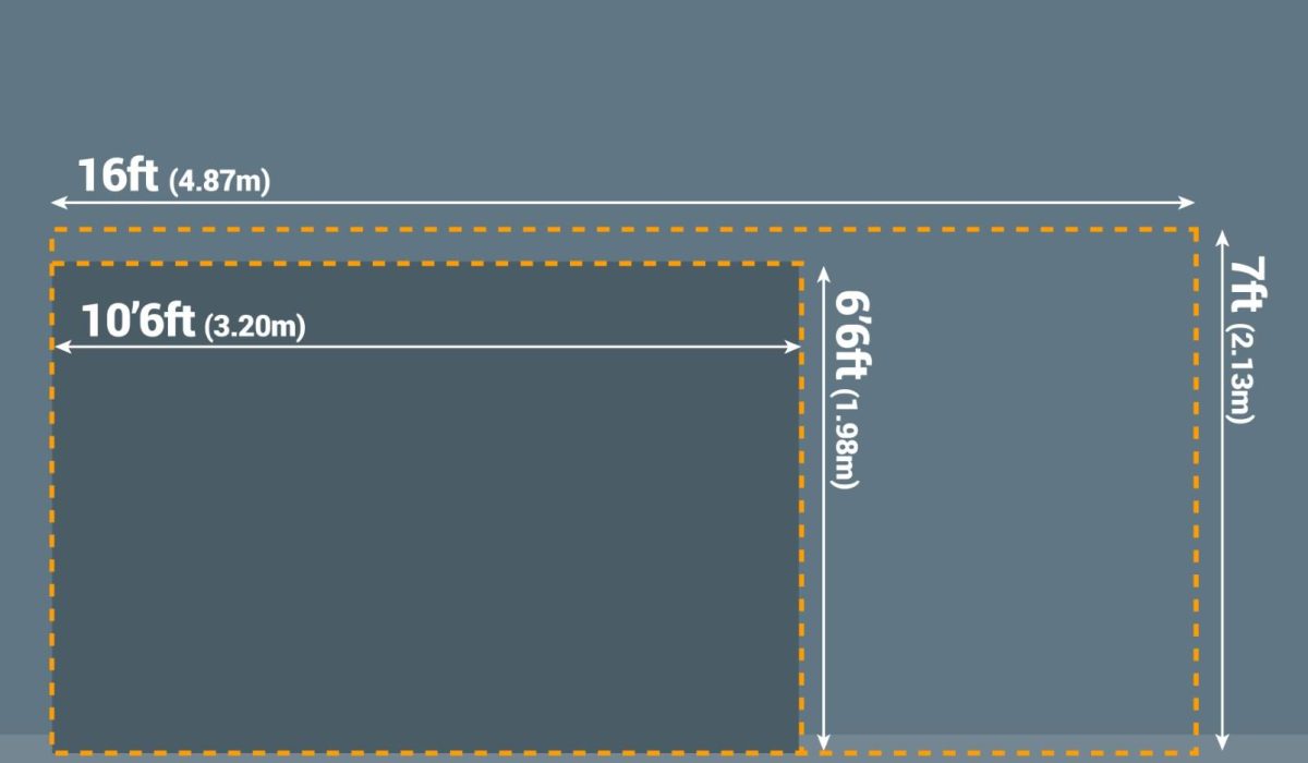 Standard double garage door sizes UK