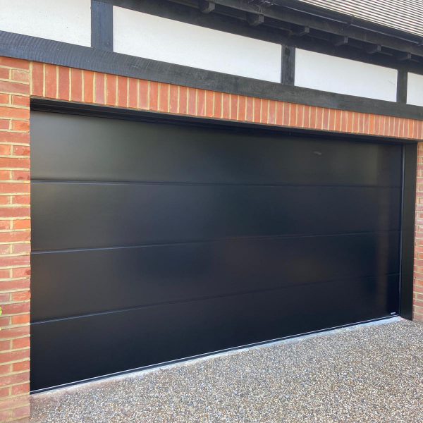 Double Carteck Sectional Garage Door fitted in Weybridge, Surrey