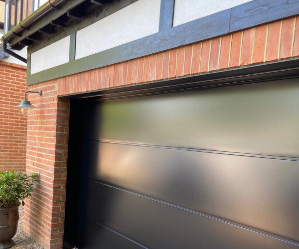 Double Carteck Sectional Garage Door fitted in Weybridge, Surrey 4