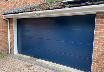 Carteck Sectional Door In Steel Blue