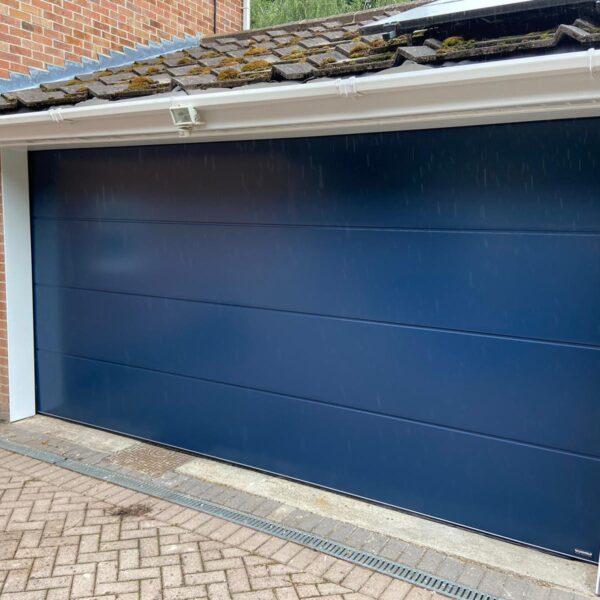 Carteck Sectional Door In Steel Blue