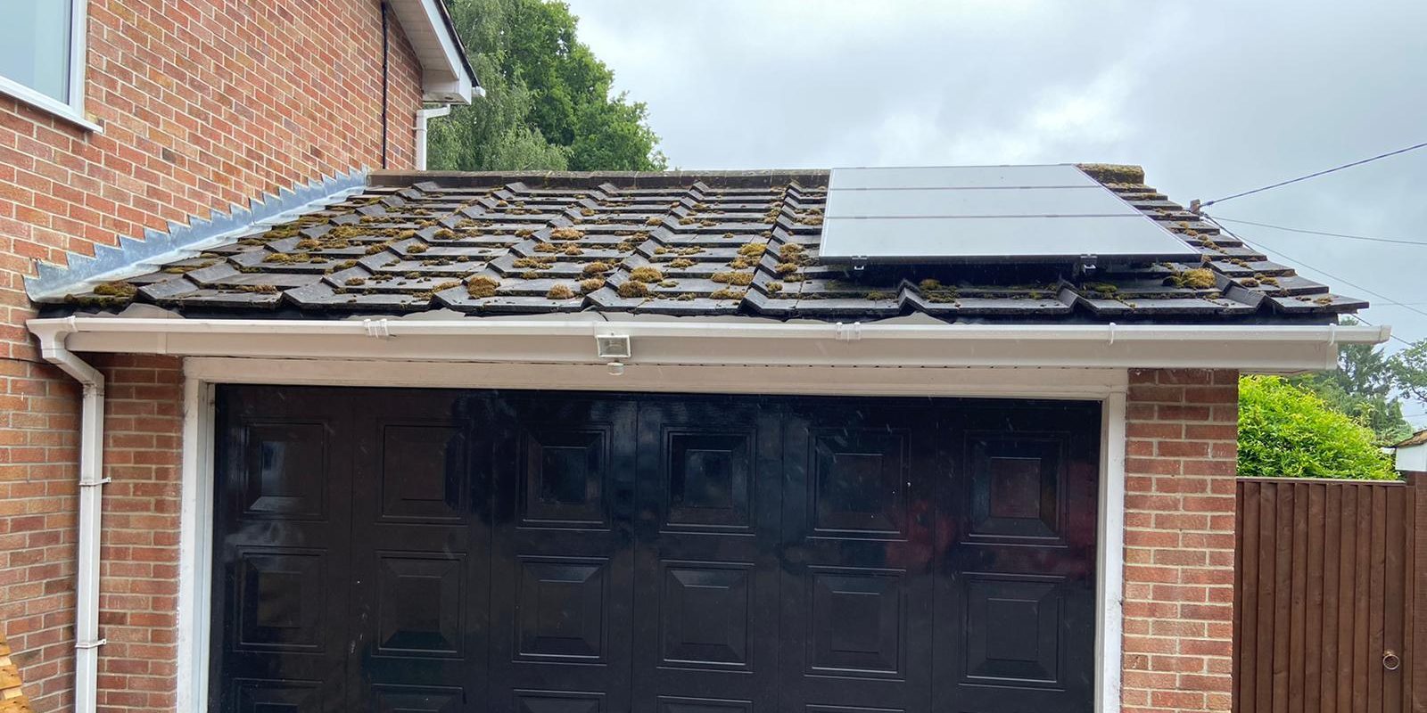 Carteck Sectional Door In Steel Blue 2