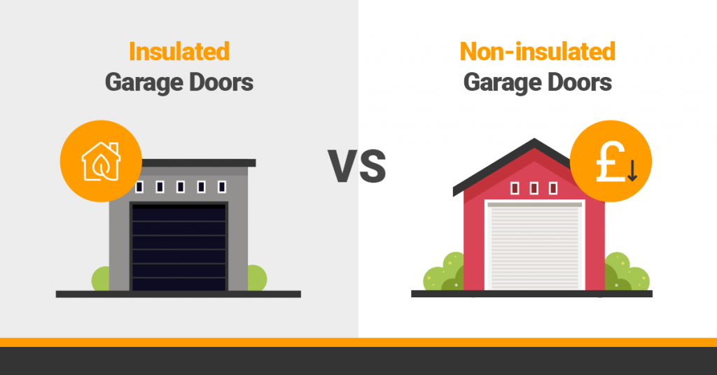 Insulated vs non-insulated garage doors
