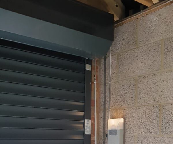 2 Alluguard Roller Doors in Anthracite Grey Installed in Winslow, Buckinghamshire. 3