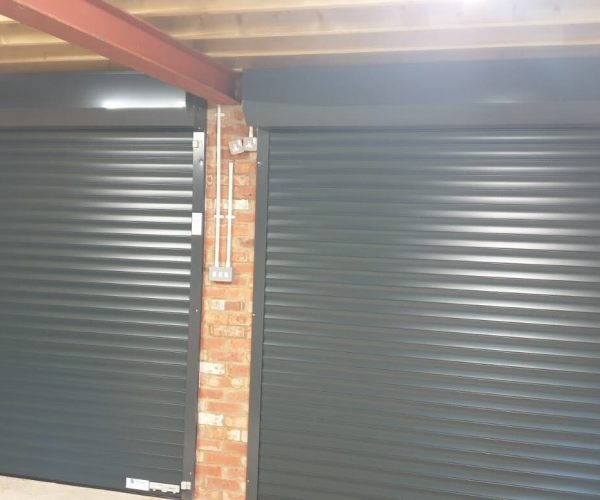 2 Alluguard Roller Doors in Anthracite Grey Installed in Winslow, Buckinghamshire. 4