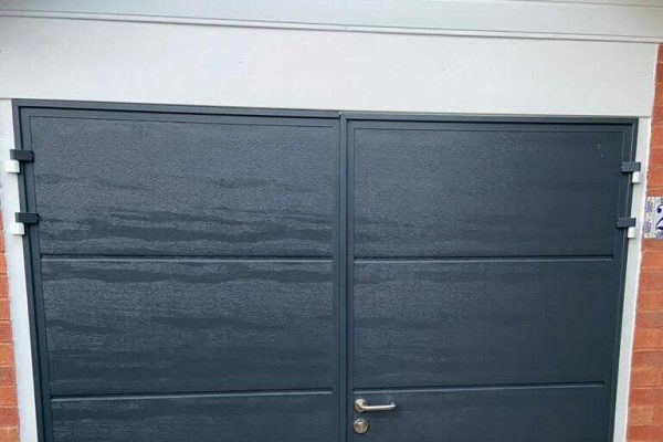 Carteck Insulated Side-hinged Garage Door Fitted in Burgess Hill
