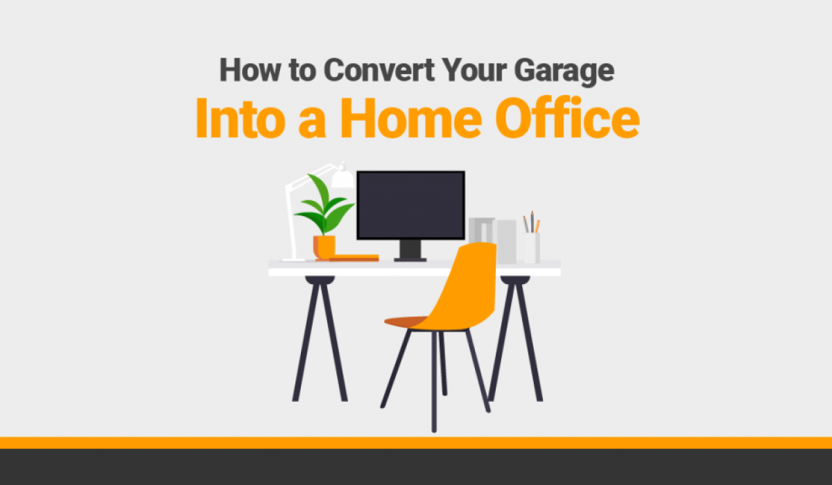 How to convert your garage into a home office