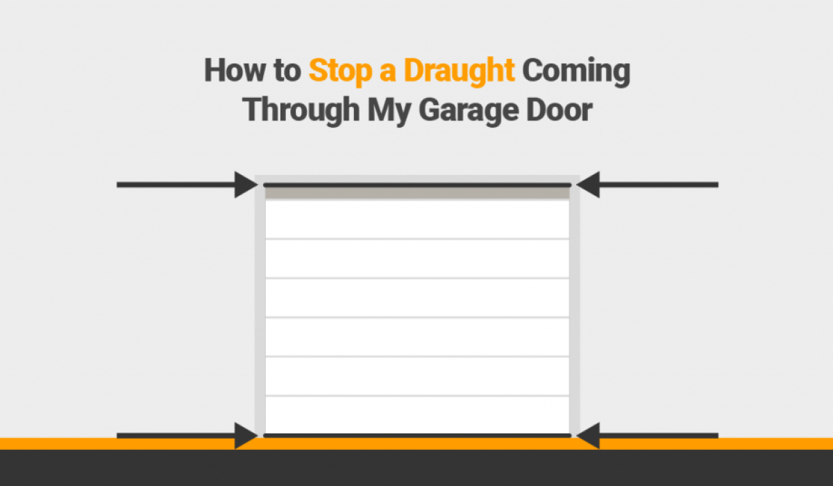 How to stop daught from my garage door