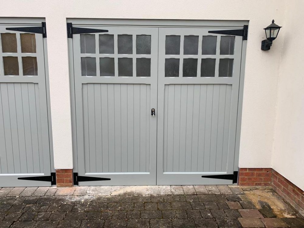 Grey Side-hinged Garage Door 3
